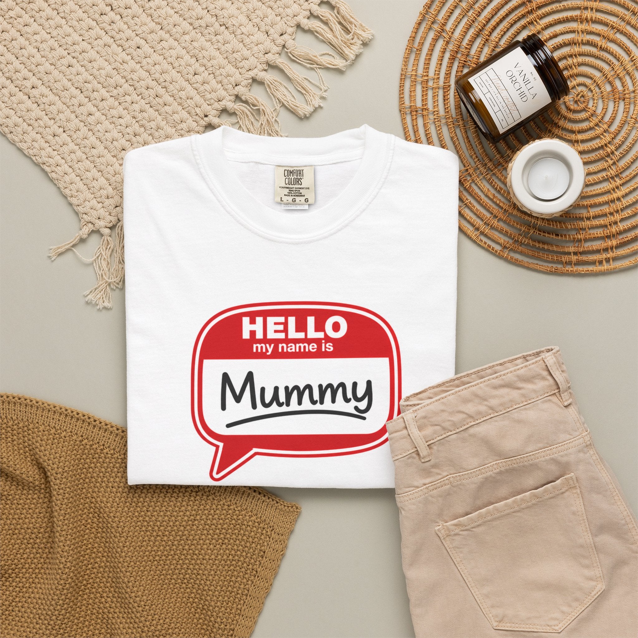Hello My Name Is Mummy T-Shirt