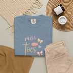 Miss My Toes Graphic T-Shirt – Cute Baby Feet & Bows Tee