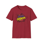 T-Shirt — "Super Grandpa" Comic-Style Graphic | Funny Father's Day Gift