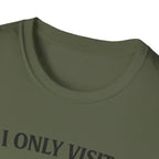 Grandad Biscuits T-Shirt — "I Only Visit Grandad for the Biscuits" Funny Grandpa Tee