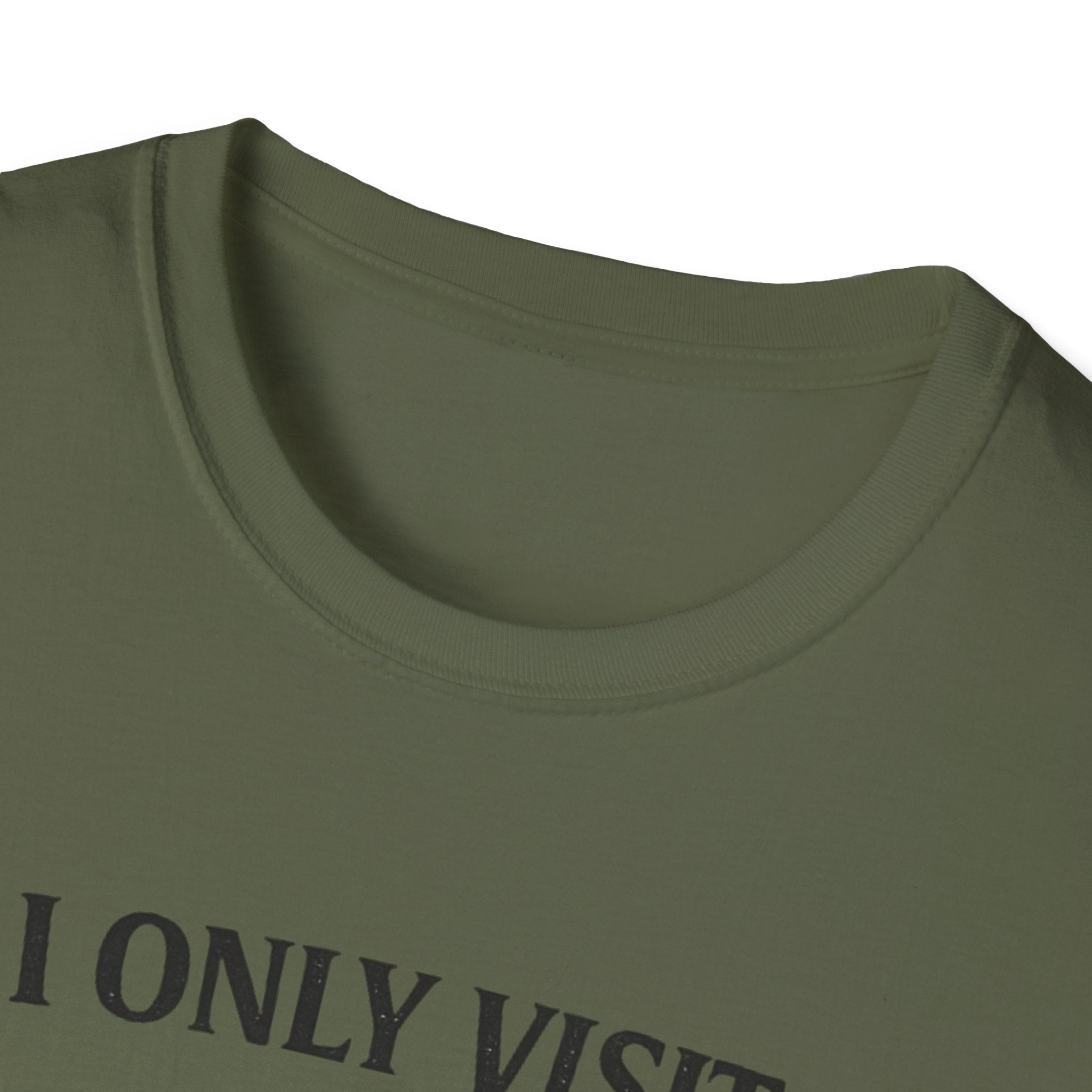 Grandad Biscuits T-Shirt — "I Only Visit Grandad for the Biscuits" Funny Grandpa Tee