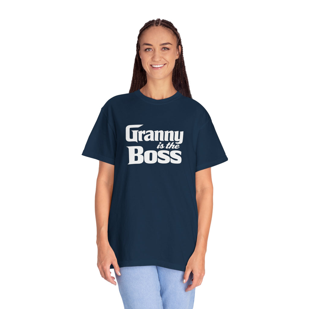 Granny Is the Boss T-Shirt – Funny Grandma Gift, Mother’s Day & Birthday Tee