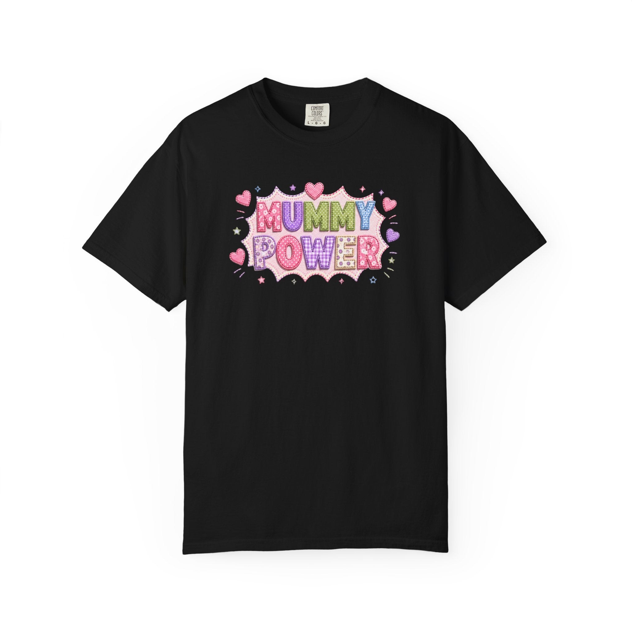 Mummy Power T-Shirt — Cute Pink Heart Mother's Day Tee