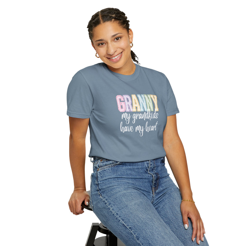 Granny My Grandkids Have My Heart T-Shirt — Grandma Gift, Mother's Day Tee