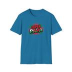 Super Papa Welsh Flag/ Wales themed Graphic T-Shirt — Father’s Day Comic-Style Dad Shirt