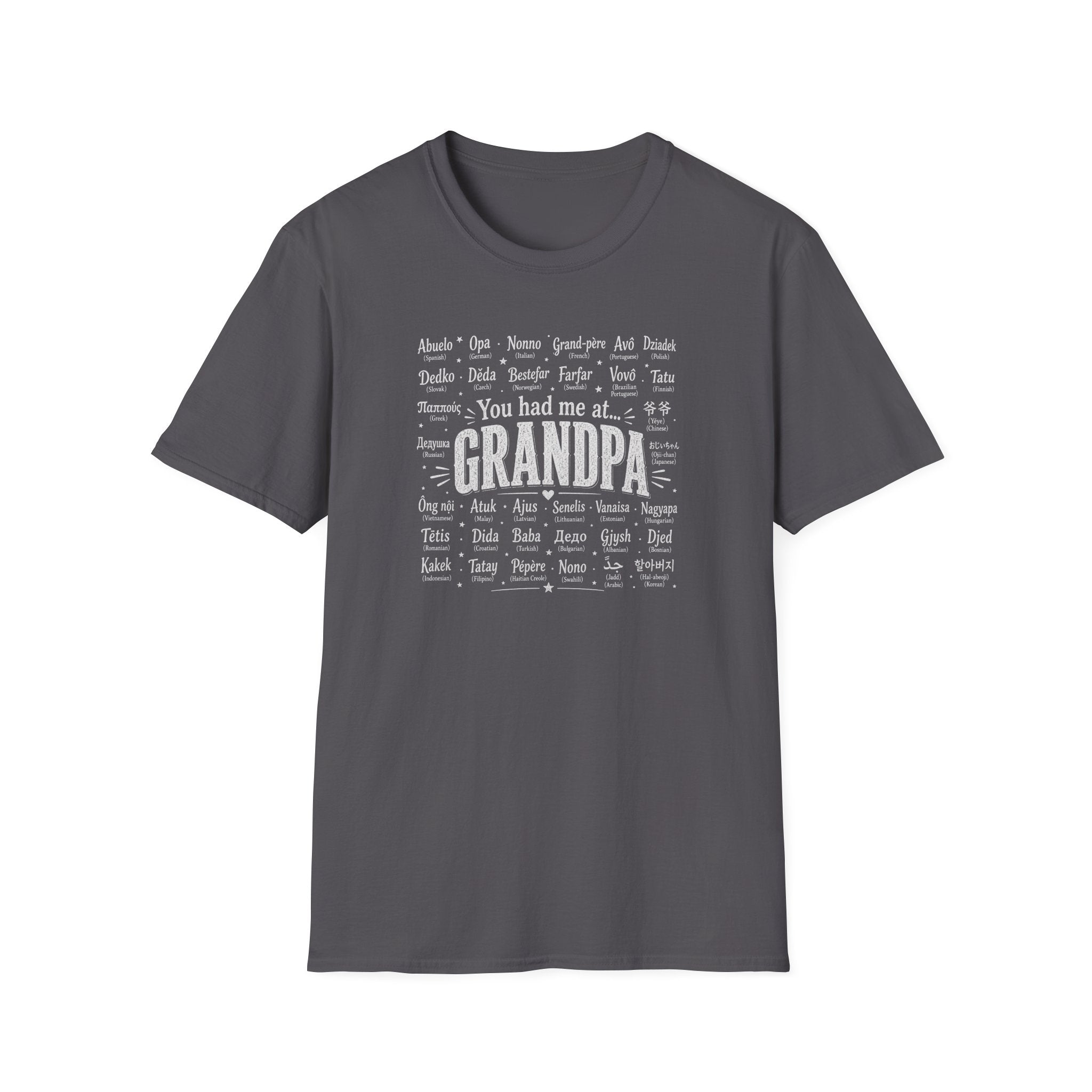 You Had Me at Grandpa T-Shirt — Retro Family Name Gift for Grandfathers