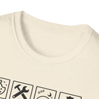 Grandpa Warning T-Shirt — "Spoils Grandkids & Hands Out Biscuits" Funny Grandpa Gift