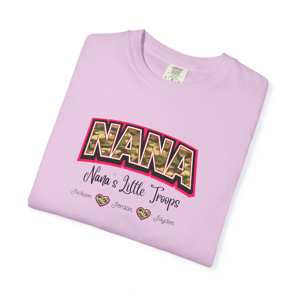NANA Leopard Print Tee - "Nana's a Little Tramp" Graphic T-Shirt for Grandmothers