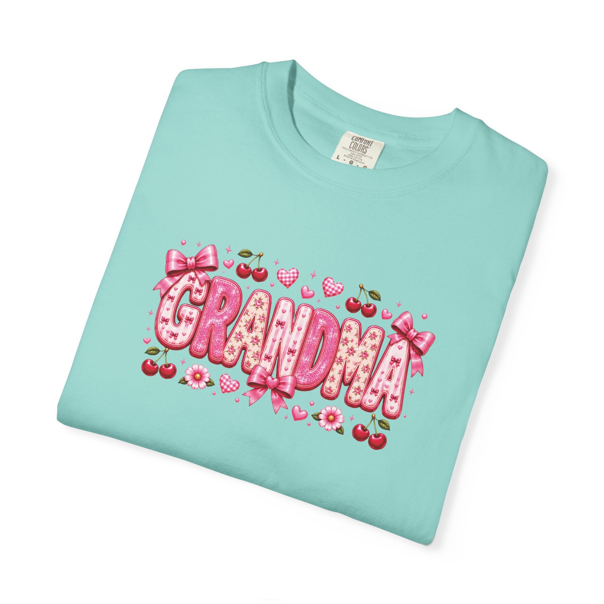 GRANDMA Floral Heart T-Shirt