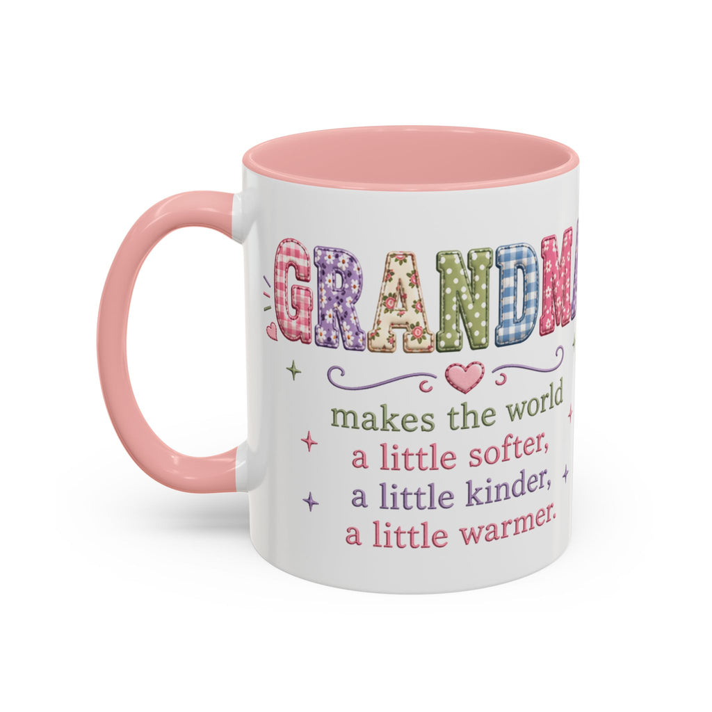 Grandma Coffee Mug — Colorful Sentimental Gift Mug with Sweet Quote (11/15 oz)