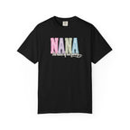 NANA Pastel Patchwork T-Shirt — "The Heart of Our Family" Gift