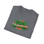 Super Grandpa Ireland Flag/Irish themed T-Shirt — Retro Comic Father's Day Gift