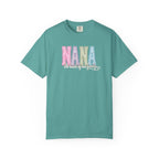 NANA Pastel Patchwork T-Shirt — "The Heart of Our Family" Gift