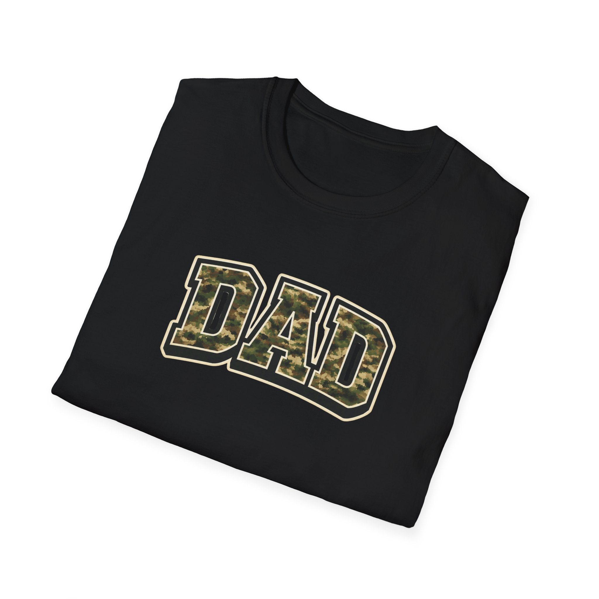Dad Camo T‑Shirt — Military Camouflage 'DAD' Father's Day Tee
