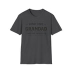 Grandad Biscuits T-Shirt — "I Only Visit Grandad for the Biscuits" Funny Grandpa Tee