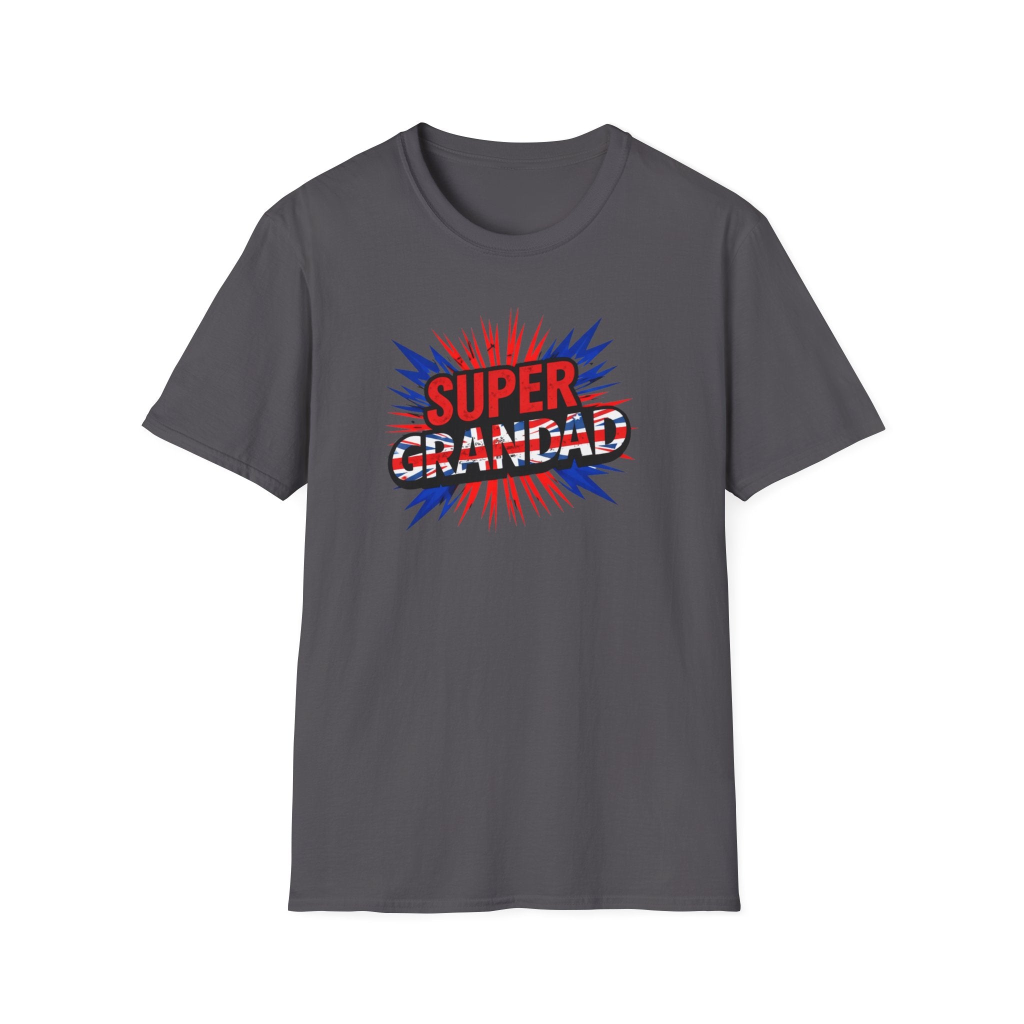 Super Grandad Union Jack/England themed Comic-Style T-Shirt