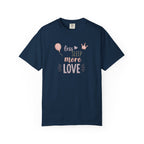 Less Sleep More Love T-Shirt – Pregnancy Announcment Cute Pink Balloon & Crown Graphic Tee