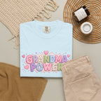 Grandma Power T-Shirt — Cute Heart Graphic Tee for Grandmothers