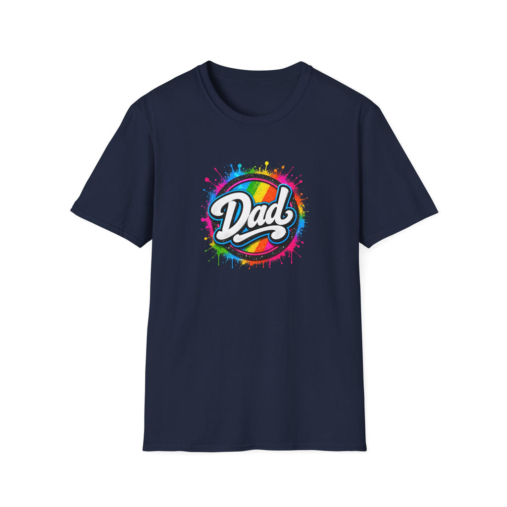 Dad Rainbow Graphic T-Shirt