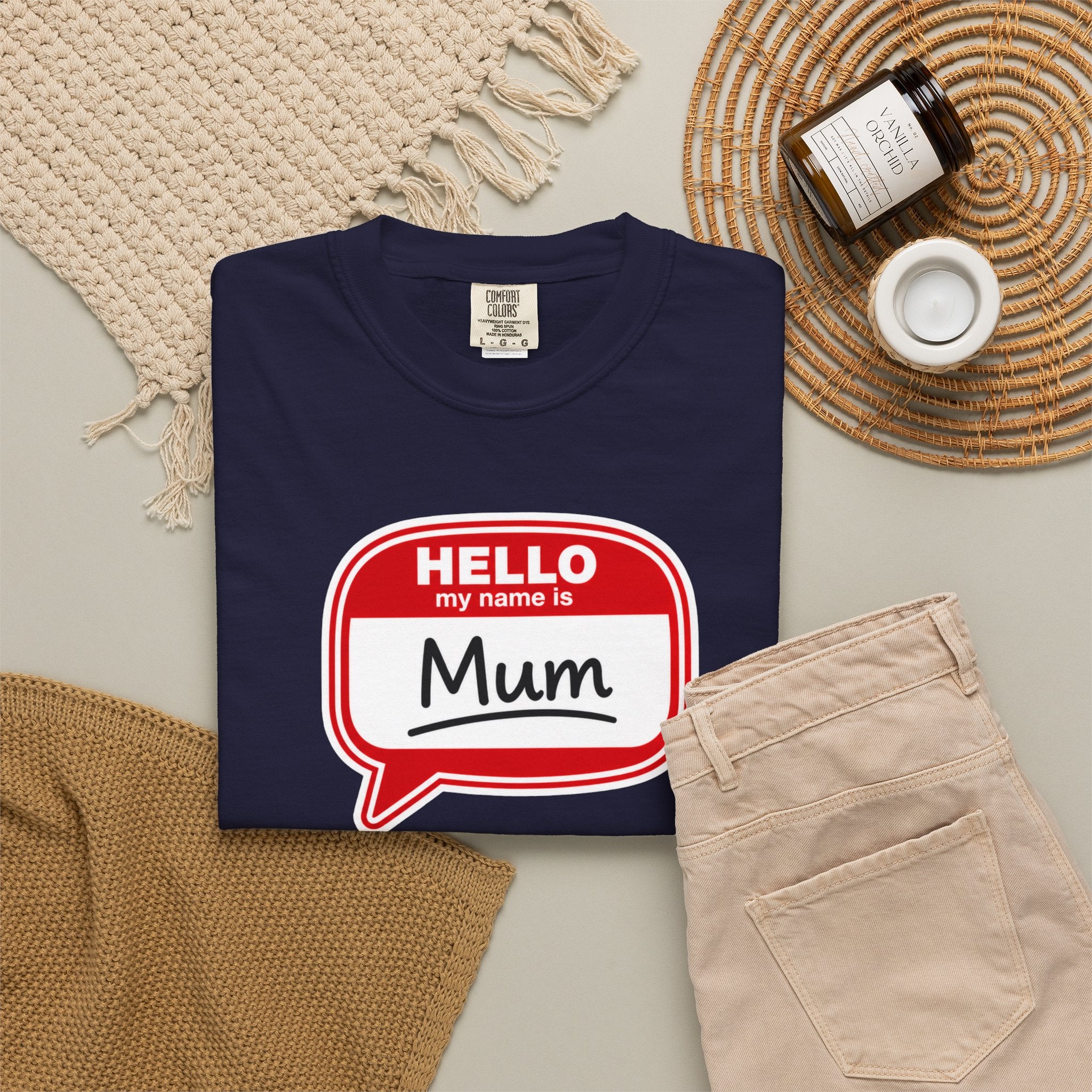 Hello My Name Is Mum T-Shirt