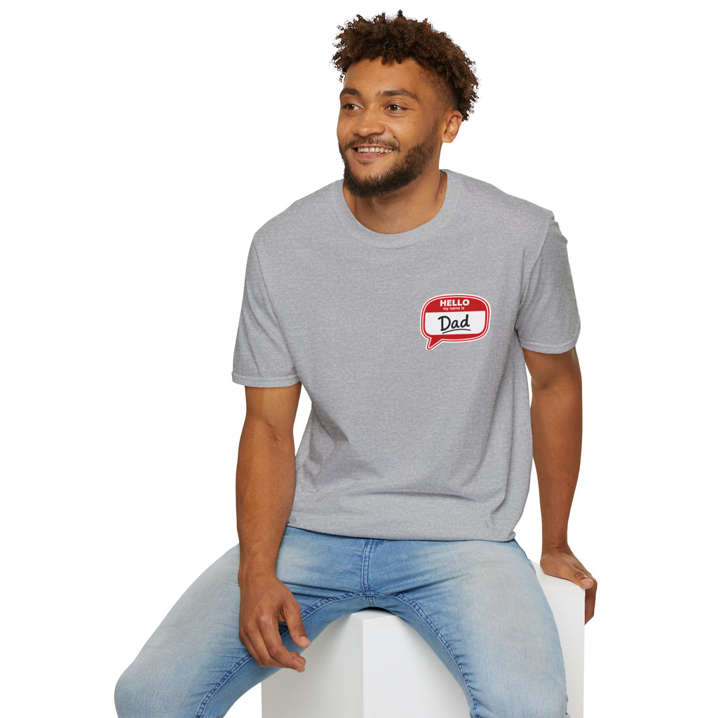 Hello Dad Speech Bubble T-Shirt — Father's Day Gift Tee