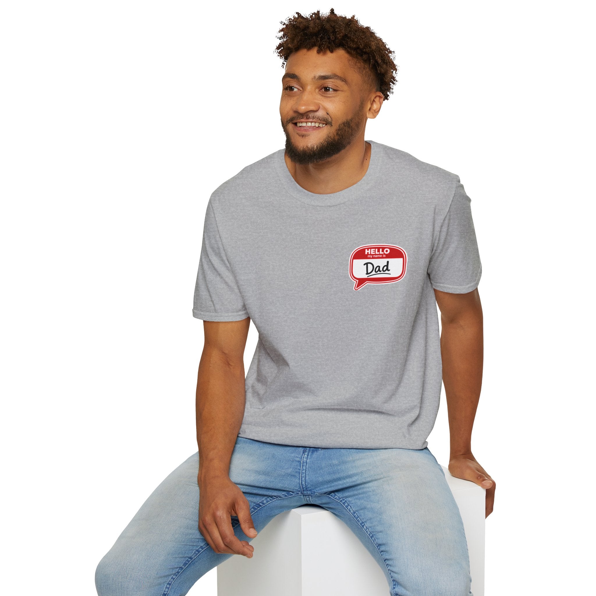 Hello Dad Speech Bubble T-Shirt — Father's Day Gift Tee