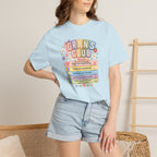 Grans Club Rules T-Shirt — Cute Floral Grandma Shirt, Funny Grandmother Gift for Mother's Day