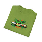 Super Grandpa Ireland Flag/Irish themed T-Shirt — Retro Comic Father's Day Gift