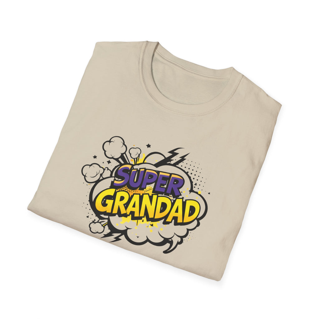 Super Grandad Comic-Style T-Shirt