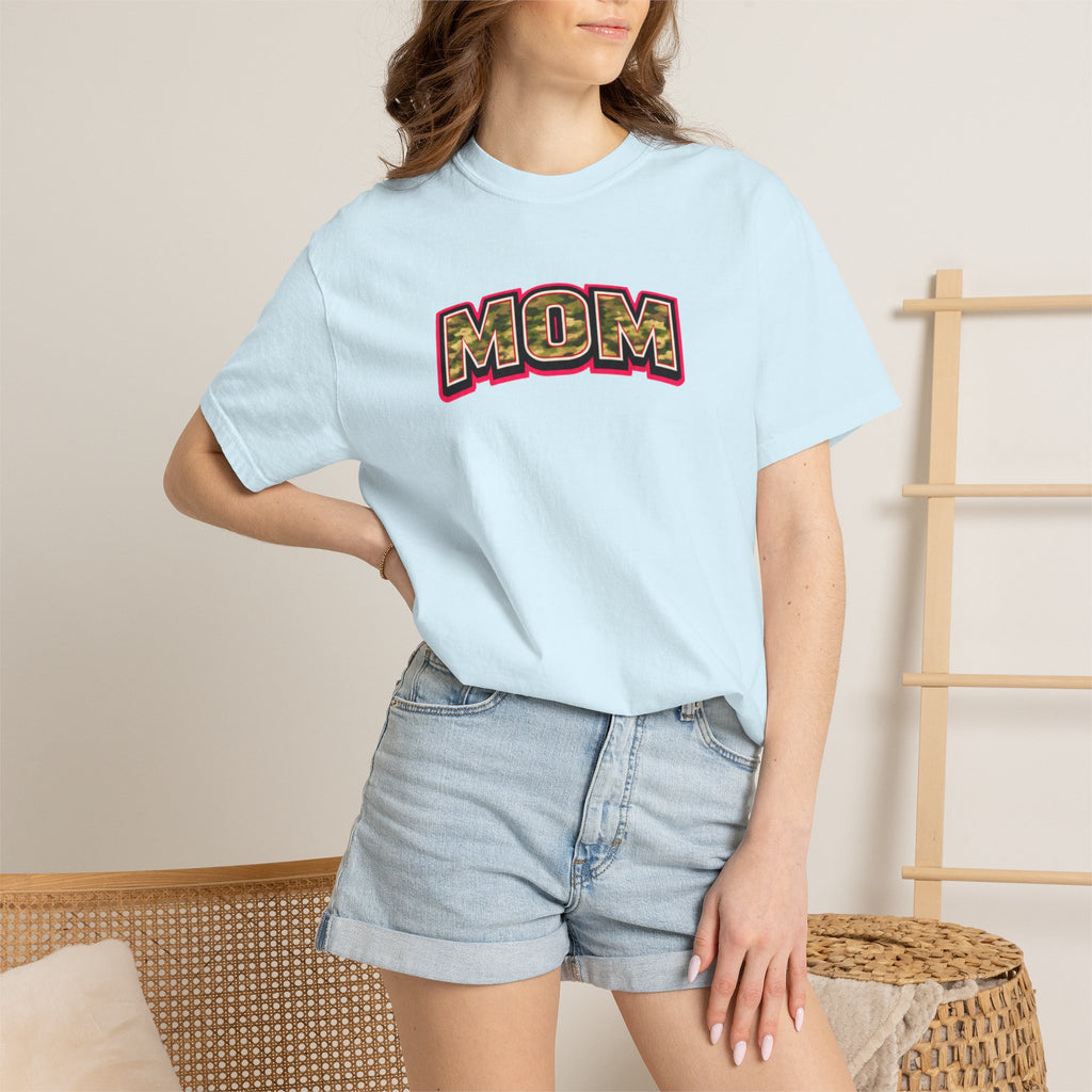MOM Camo Patch Graphic T-Shirt