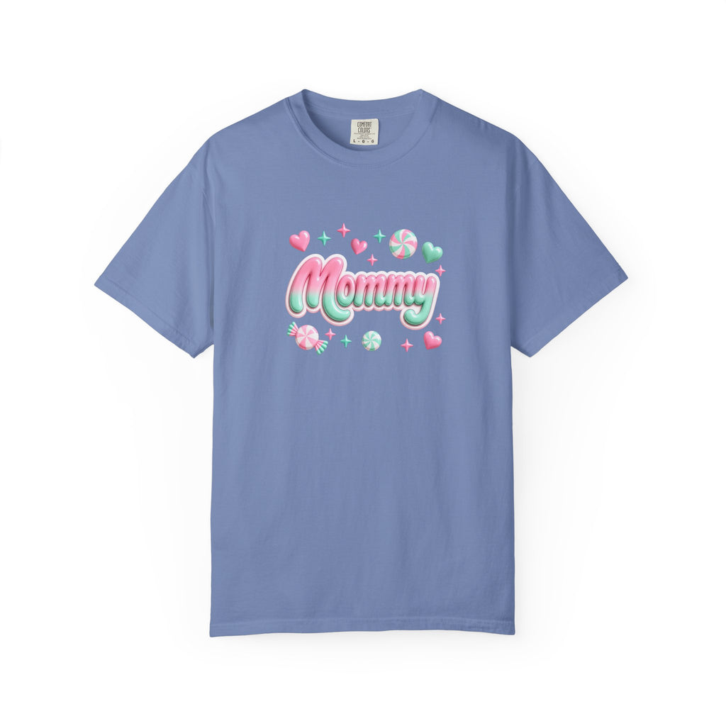 Mommy Pastel Candy Script T-Shirt