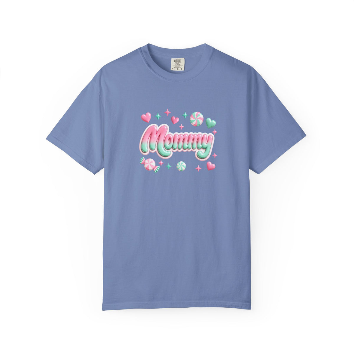 Mommy Pastel Candy Script T-Shirt
