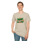 Super Papa Ireland Flag/Irish themed T-Shirt – Comic-Style Father’s Day Tee