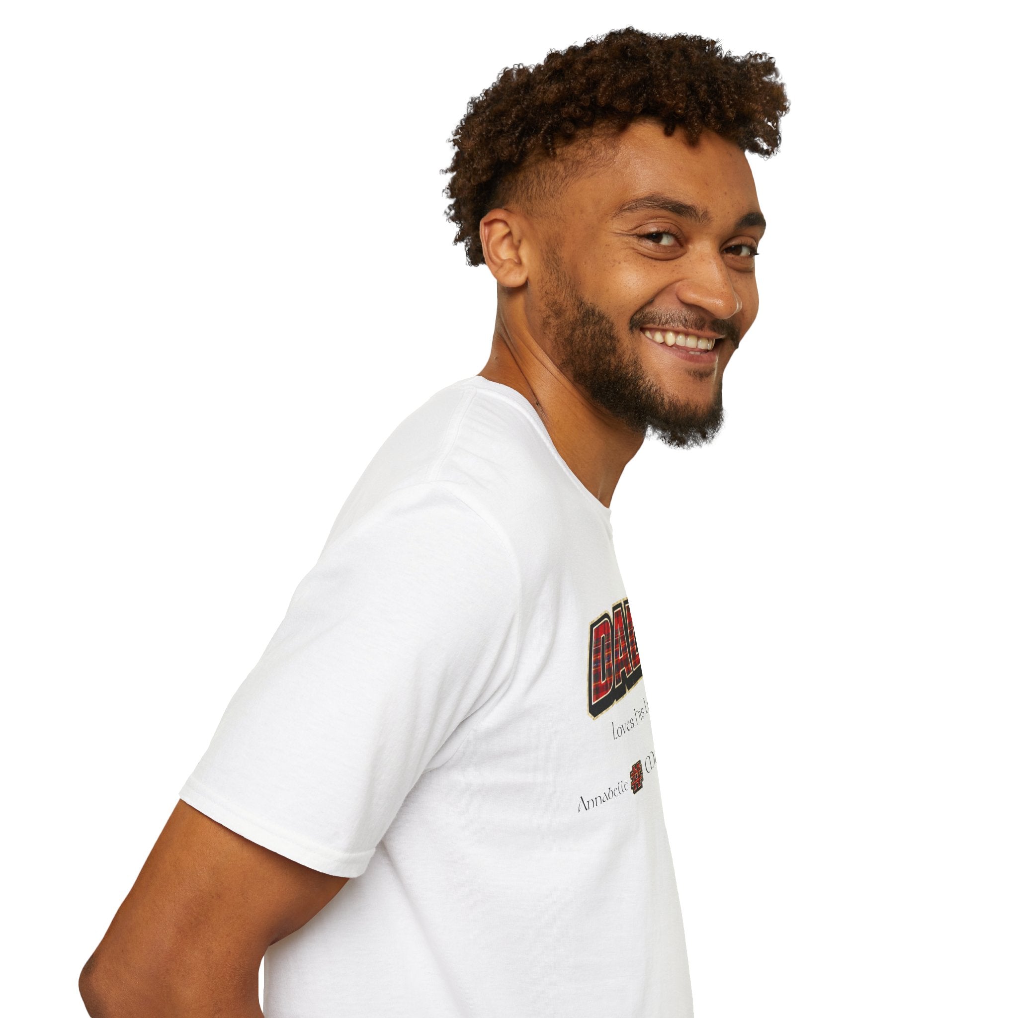 Daddy Plaid Father’s Day T-Shirt — 'Daddy Loves You More Than Coffee' Graphic Tee