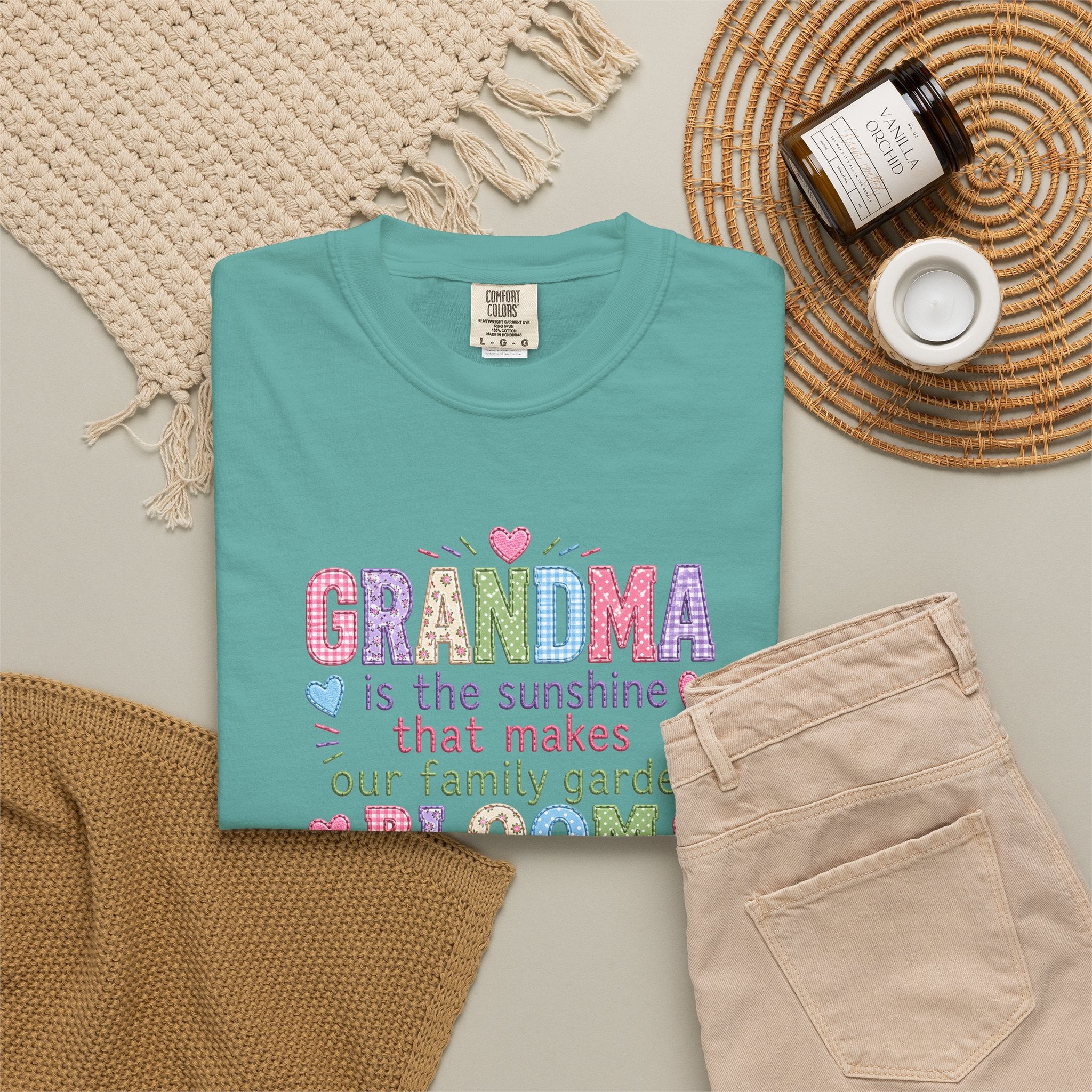 Grandma Is the Sunshine That Makes Our Family Garden Bloom T-Shirt