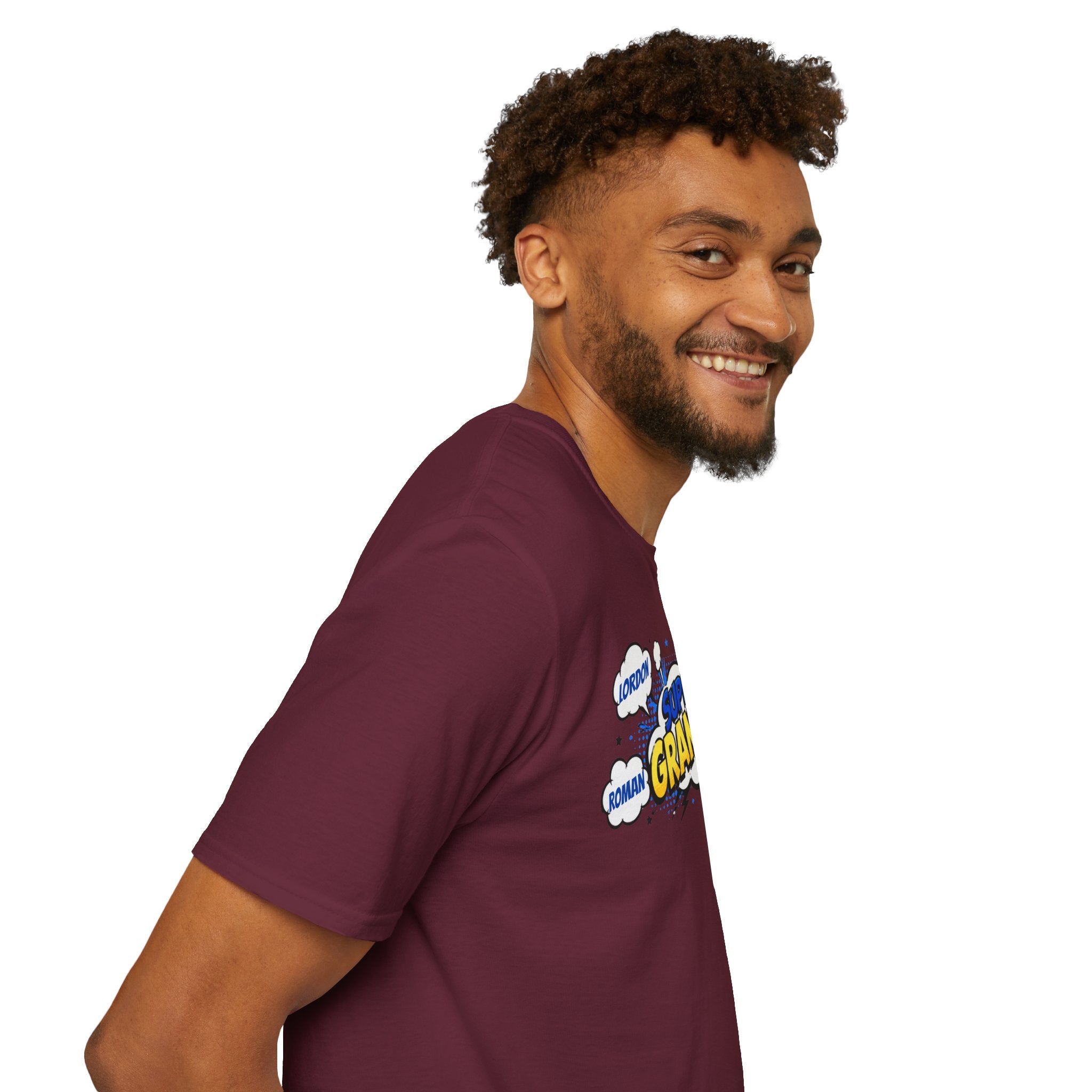 Super Grandad Comic-Style T-Shirt