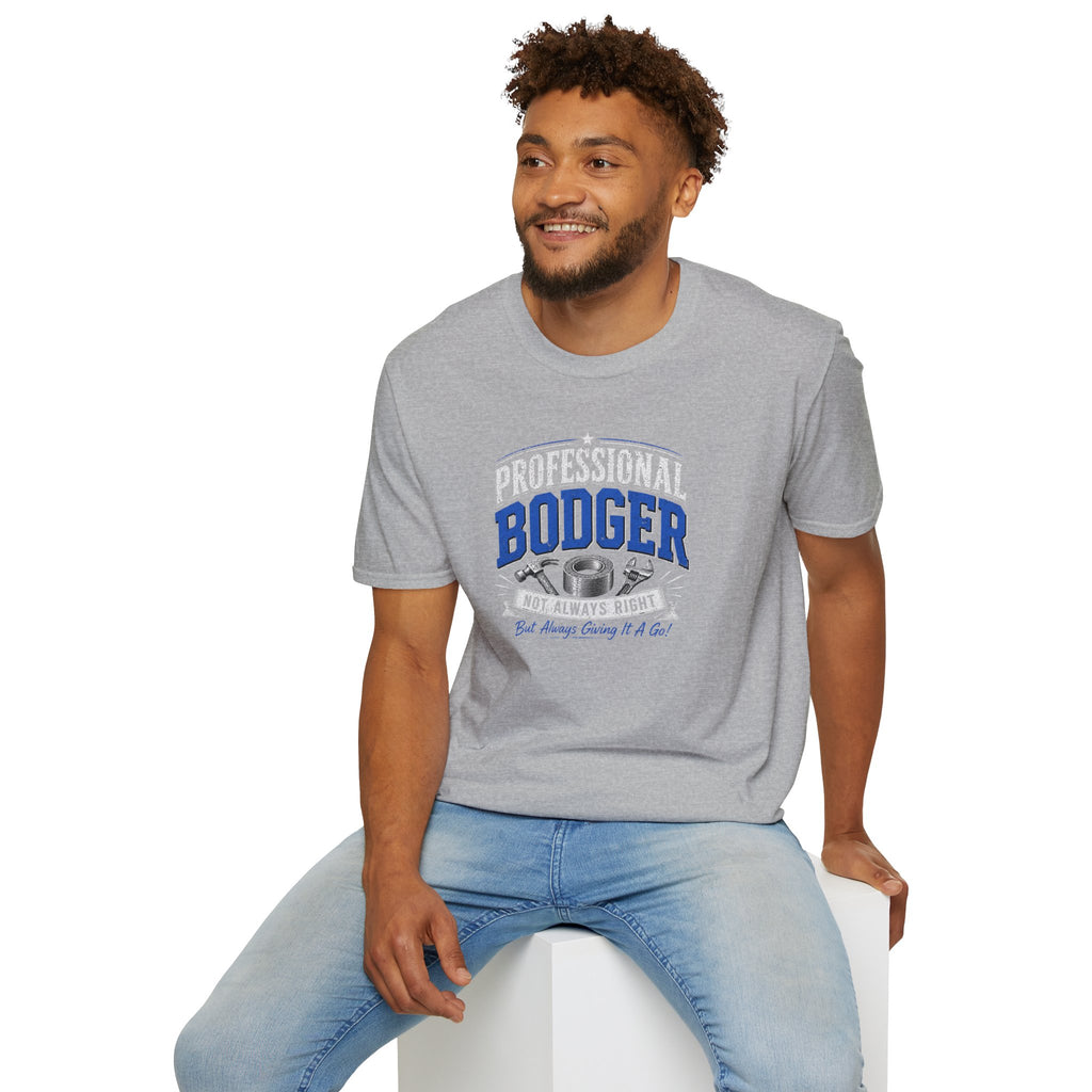 Professional Bodger T-Shirt — "Trying My Best!" Classic Crewneck