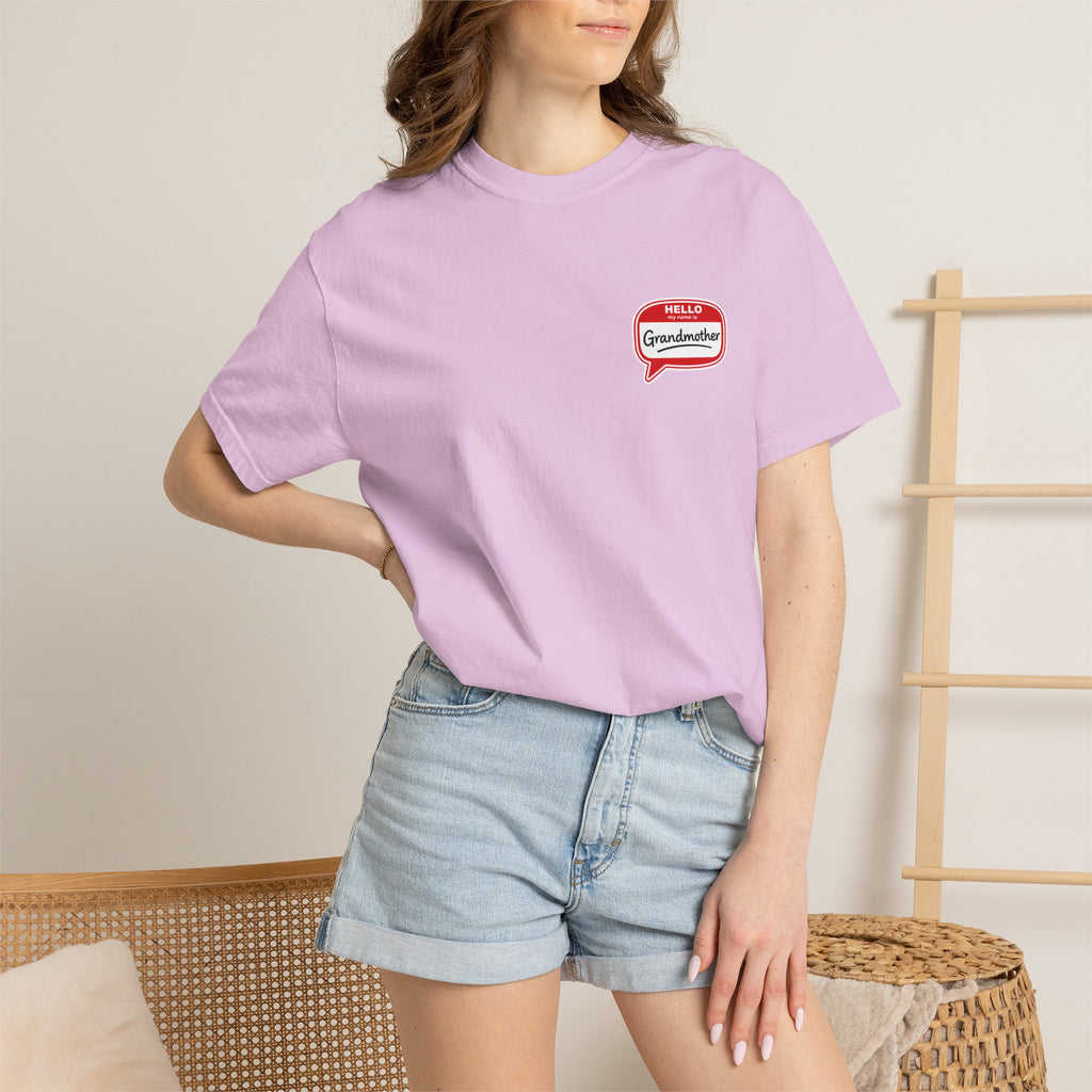 Grandmother Speech Bubble T-Shirt – Cute Grandma Gift