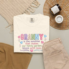 Granny Floral Tee — "Granny is the sunshine that makes our family garden bloom with love"