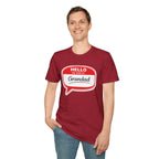 Hello My Name Is Grandad T-Shirt — Funny Grandfather Gift