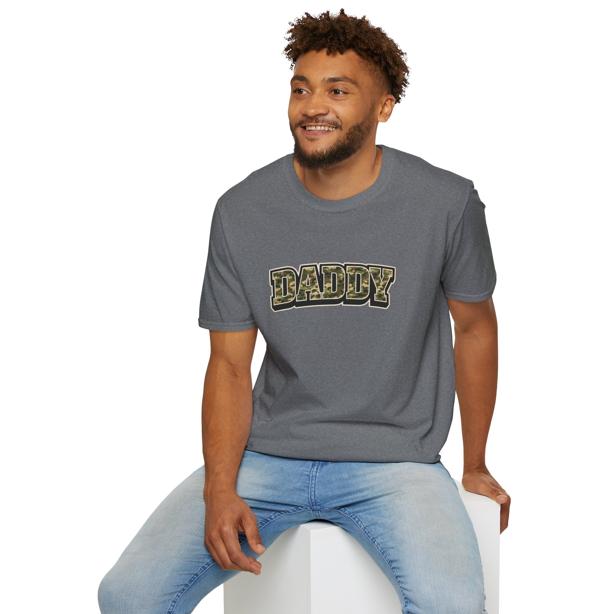 Daddy Camo T-Shirt — Military Camouflage Dad Tee for Father’s Day