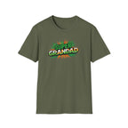 Super Grandad Ireland Flag/Irish themed T-Shirt — Retro Comic Style Gift for Grandpa (Father's Day, Birthday)