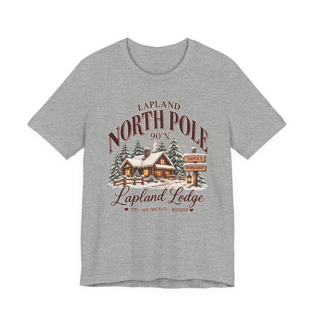 Lapland North Pole Lodge Christmas T-Shirt