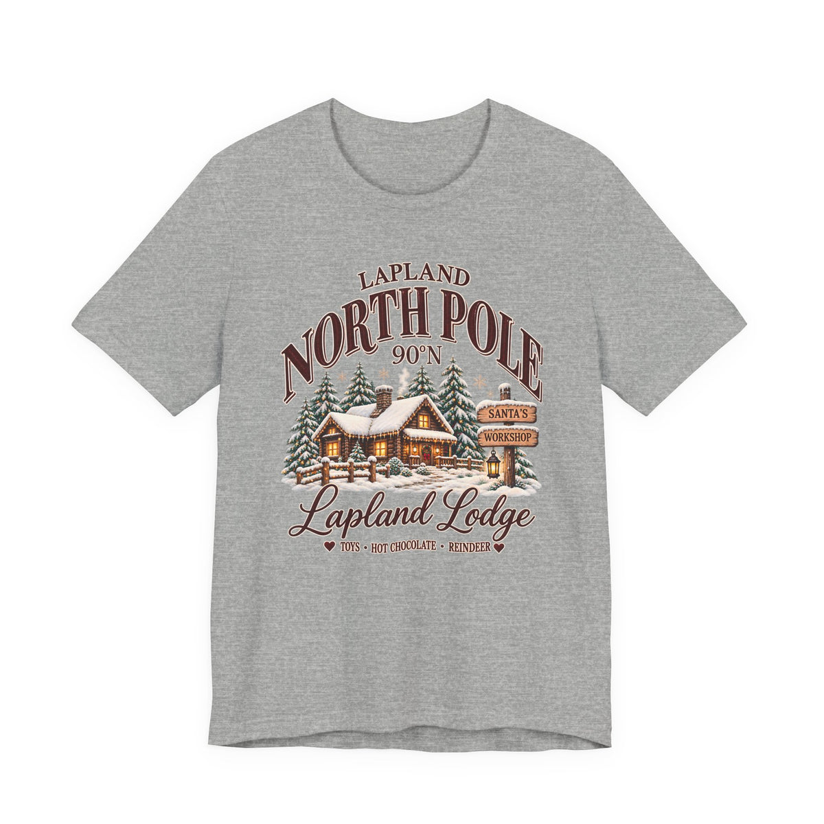 Lapland North Pole Lodge Christmas T-Shirt