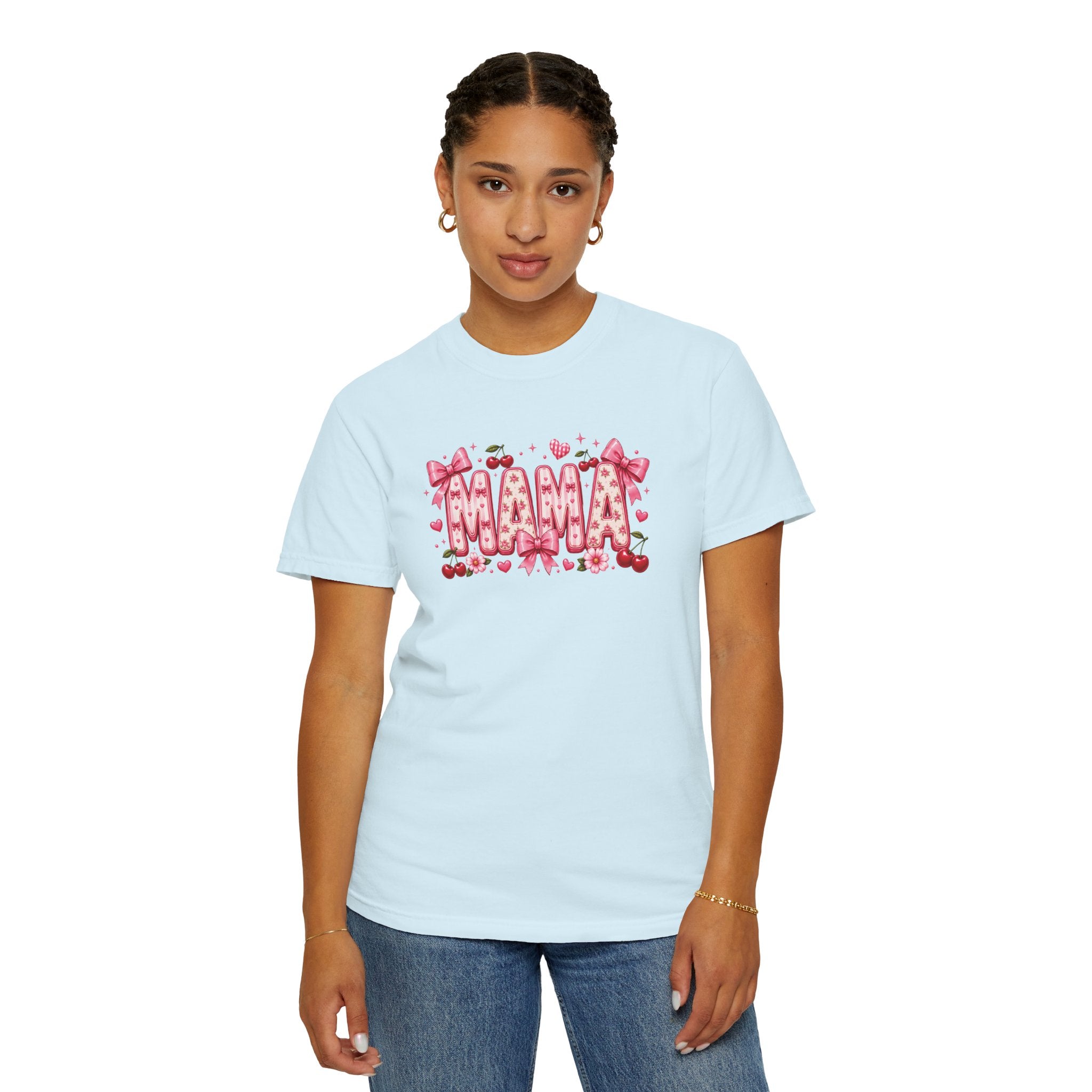 MAMA Floral Heart T-Shirt