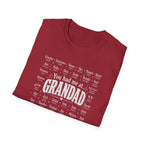 Grandad Word Cloud T-Shirt — "You had me at... GRANDAD" Father’s Day Gift