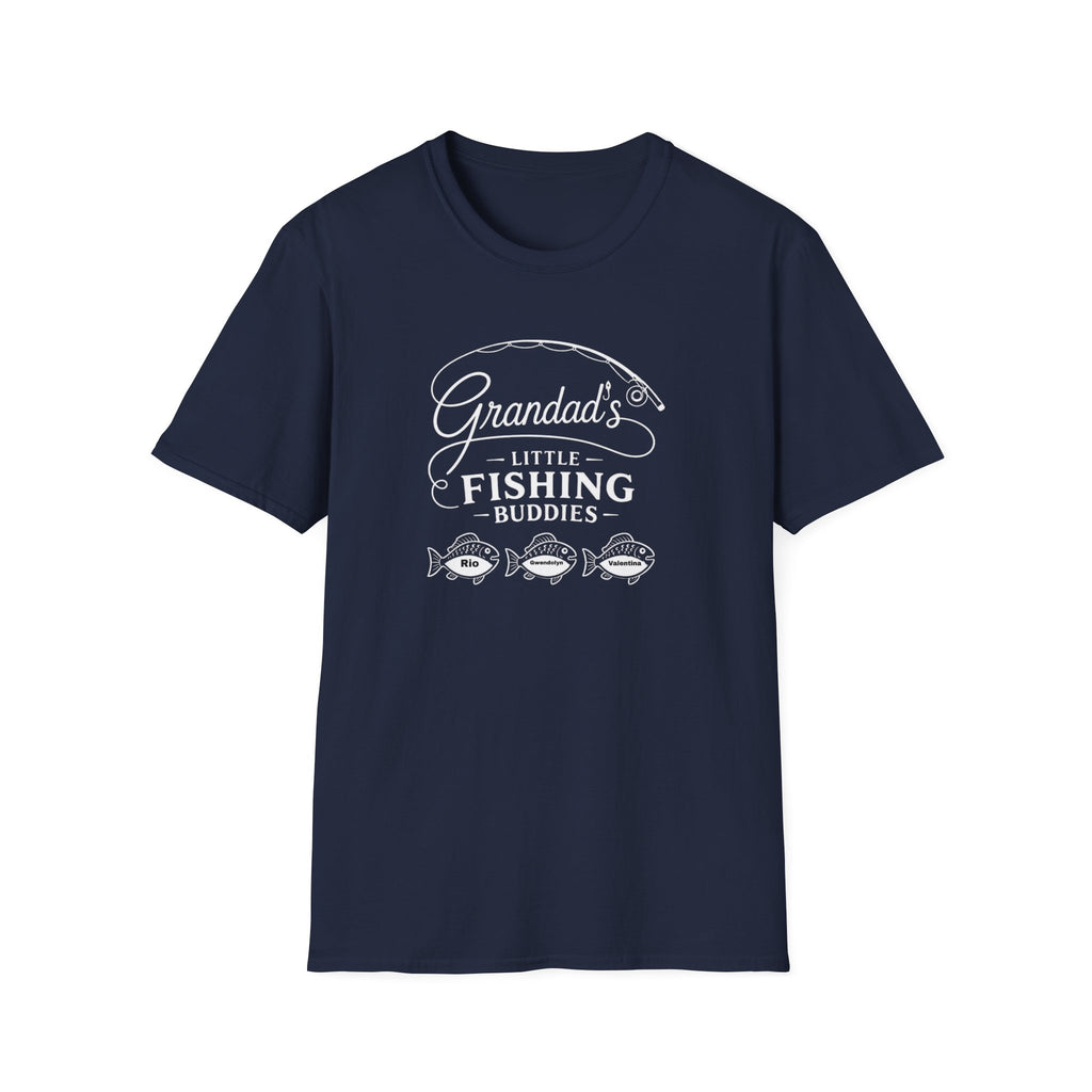 Granddad’s Little Fishing Buddies T-Shirt — Father/Grandparent Fishing Gift