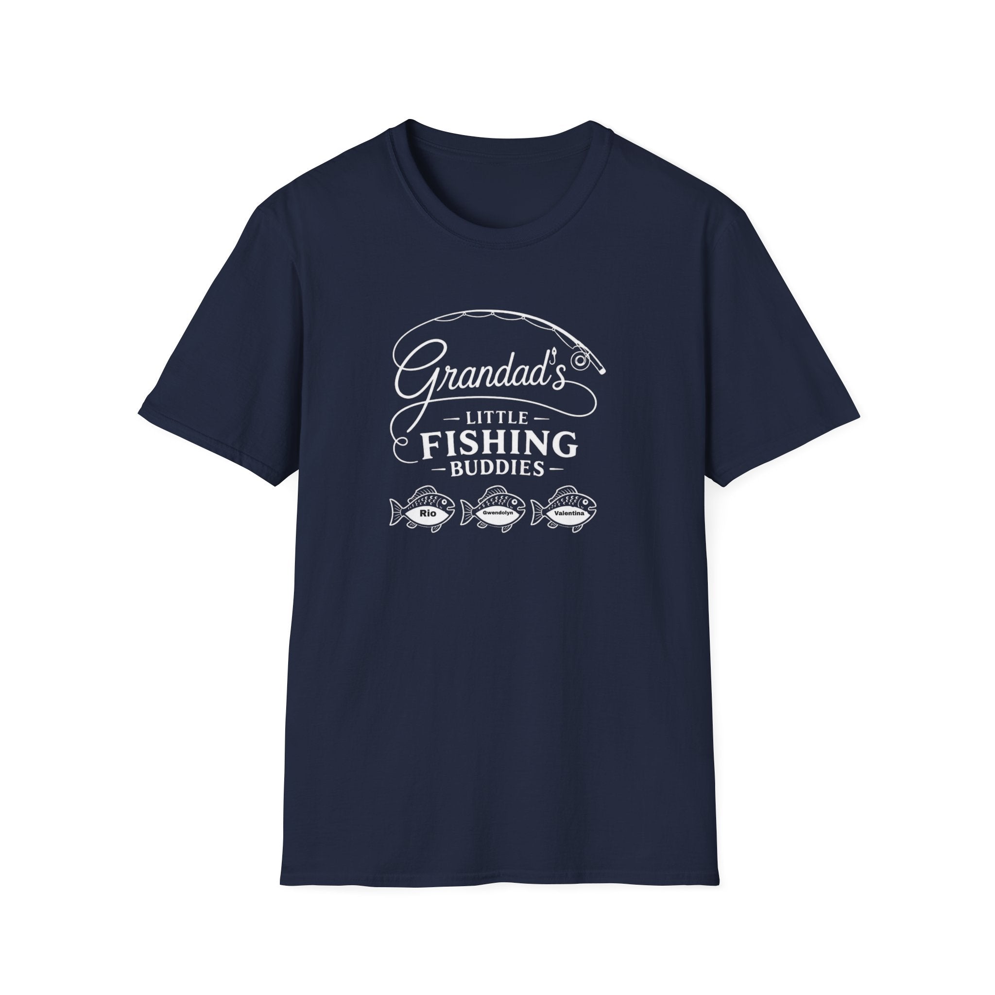 Granddad’s Little Fishing Buddies T-Shirt — Father/Grandparent Fishing Gift
