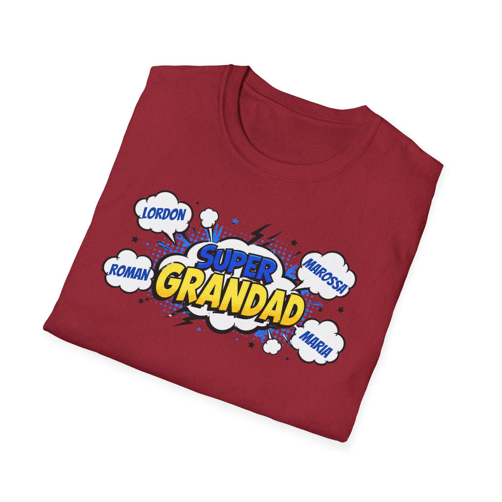 Super Grandad Comic-Style T-Shirt