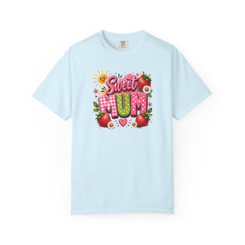 Sweet Mum T-Shirt — Floral Strawberry Mother's Day Tee